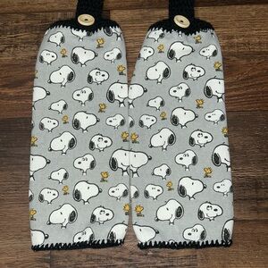 Snoopy Gray Hanging Towel Set